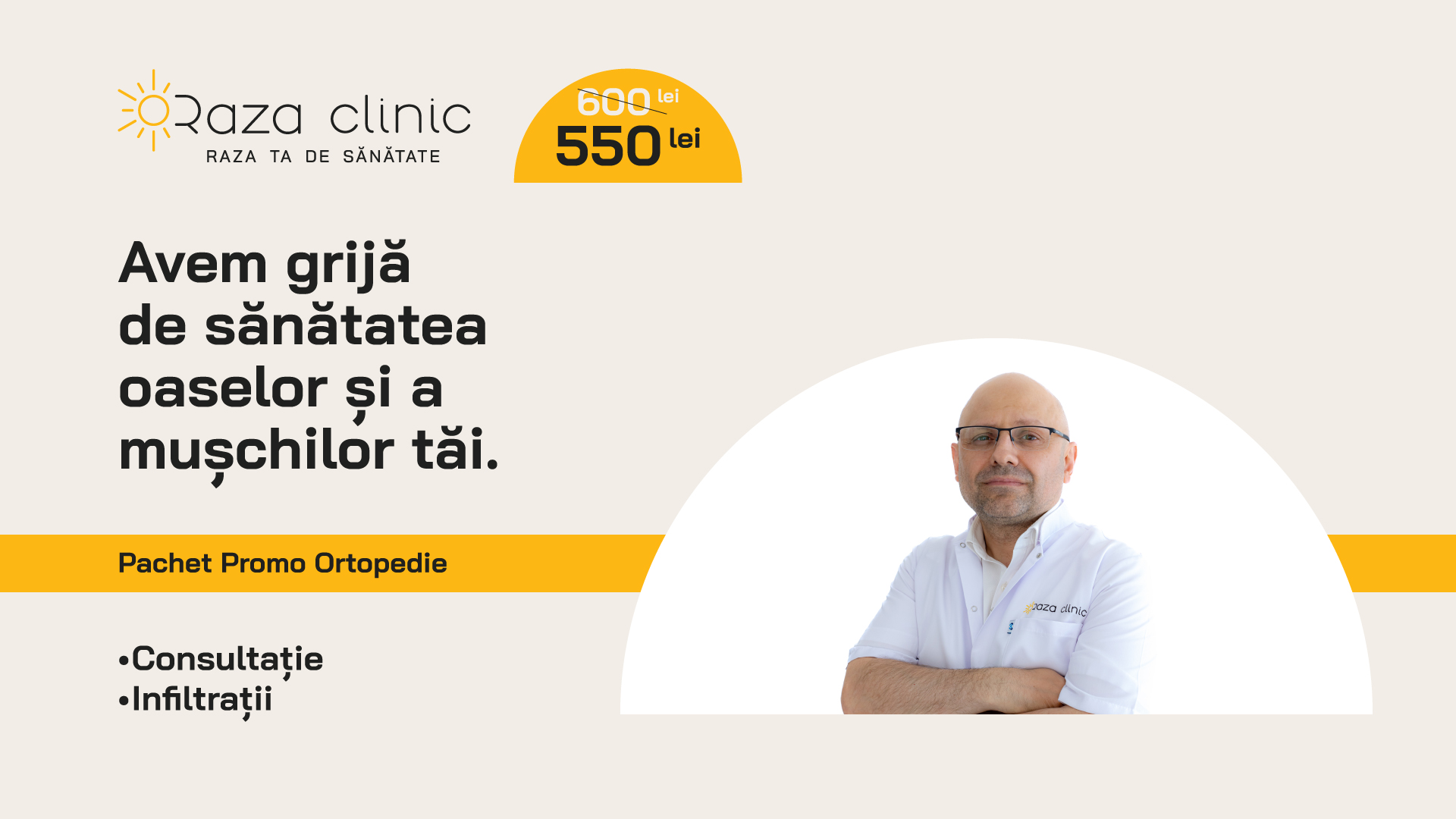 pachet ortopedie Iasi dr. Bar Marius