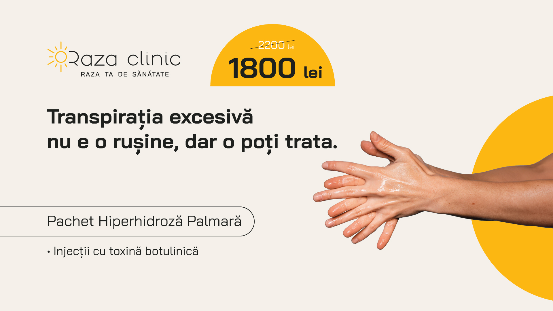 pachet hiperhidroza palmara iasi